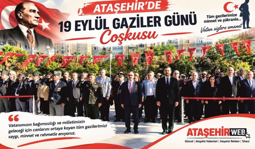 Ataşehir’de 19 Eylül Gaziler Günü Coşkusu