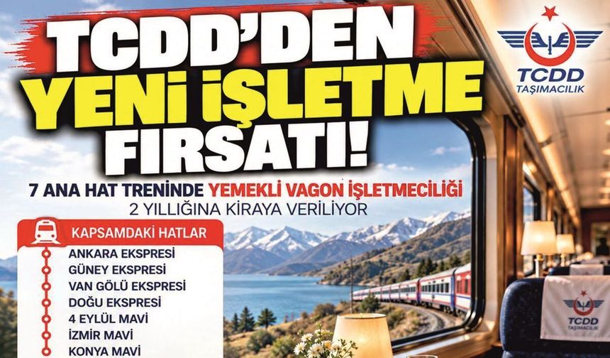 TCDD’den Yeni İşletme Fırsatı