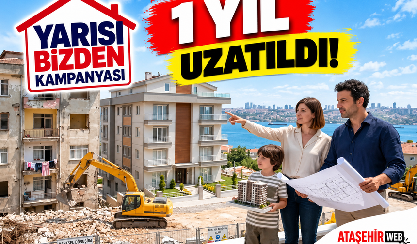 Yarısı Bizden Kampanyası 1 yıl uzatıldı