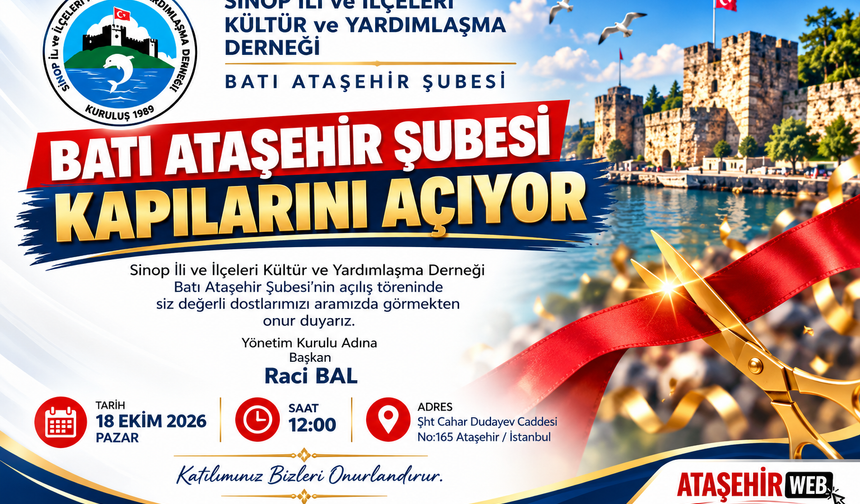 SİYAD Batı Ataşehir Şubesi Kapılarını Açıyor
