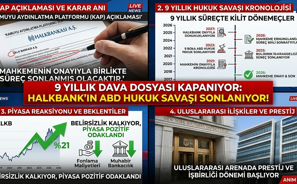Halkbank’ın ABD’deki 9 Yıllık Dava Sürecinde Sona Gelindi!