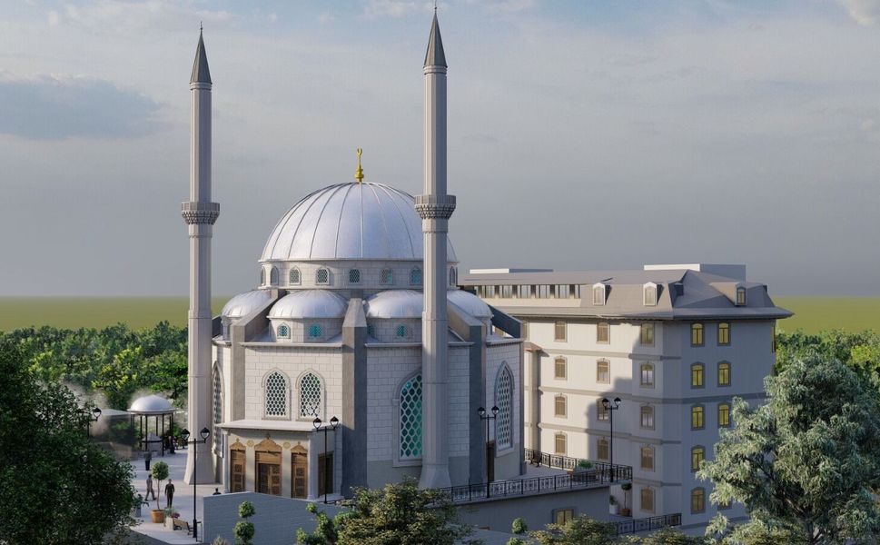 Ataşehir İnönü Mahallesi’nde İlknur Camii Külliyesi İçin İlk Kazma Vuruldu!