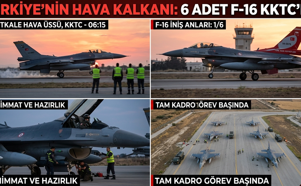 Türkiye’nin Kıbrıs’a F-16 Hamlesine Atina ve Lefkoşa’dan İlk Tepkiler!