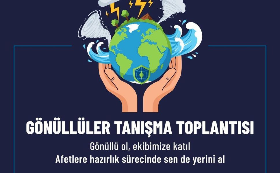 Ataşehir’de Afet Yardım Gönüllüleri Bir Araya Geliyor