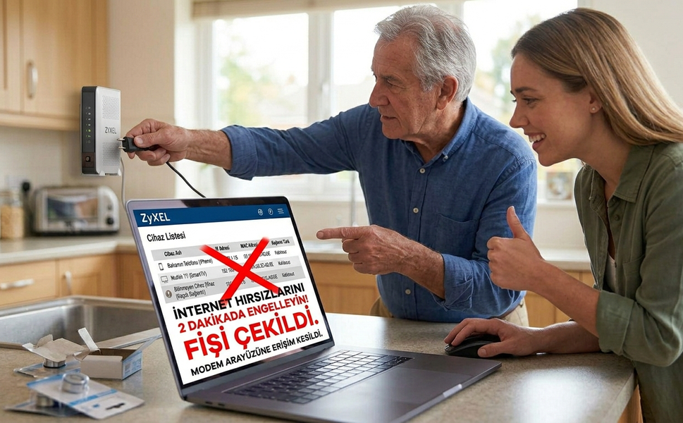 İnternet hırsızlarını 2 dakikada engelleyin!"