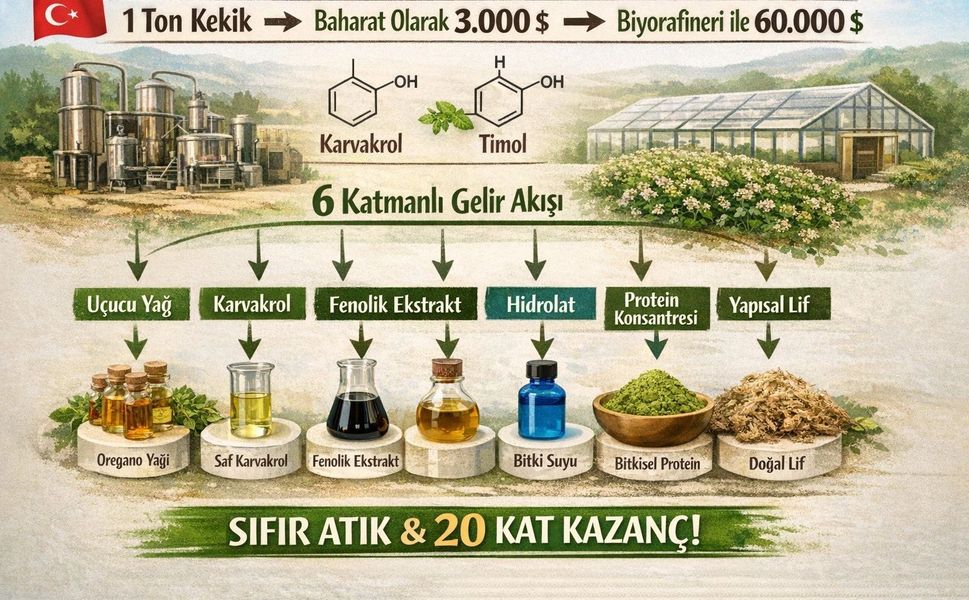 1 Ton Kekik Nasıl 60 Bin Dolara Dönüşür?