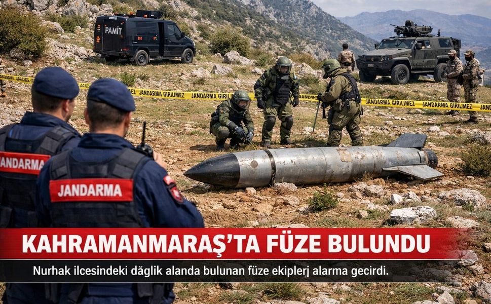 Kahramanmaraş’ta Füze Alarmı: Nurhak Dağlarında Gizemli Cisim!