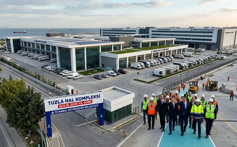 Tuzla Hal Kompleksi Yıl Sonunda Açılıyor