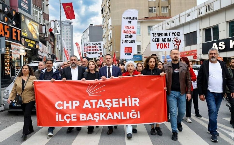 CHP Ataşehir’den Eş Zamanlı Eylem: "Tereddüt Yok, Geri Adım Yok!"