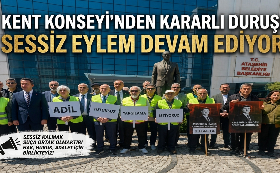 Ataşehir’de Adalet Nöbeti: Sessiz Eylem Kararlılıkla Sürüyor