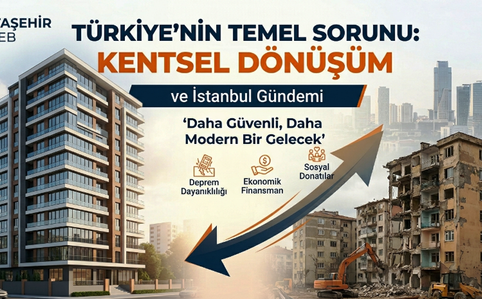 TÜRKİYE'NİN ÇÖZÜM BEKLEYEN EN BÜYÜK SINAVI: KENTSEL DÖNÜŞÜM