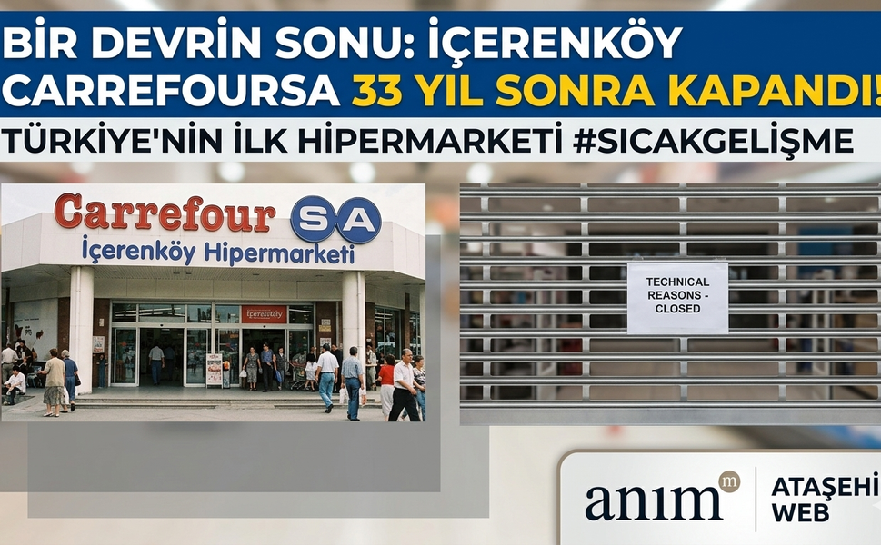 İçerenköy CarrefourSA Kapandı!