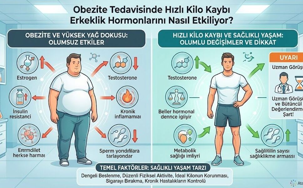 Hızlı Kilo Vermek Erkeklik Hormonunu Etkiler Mi