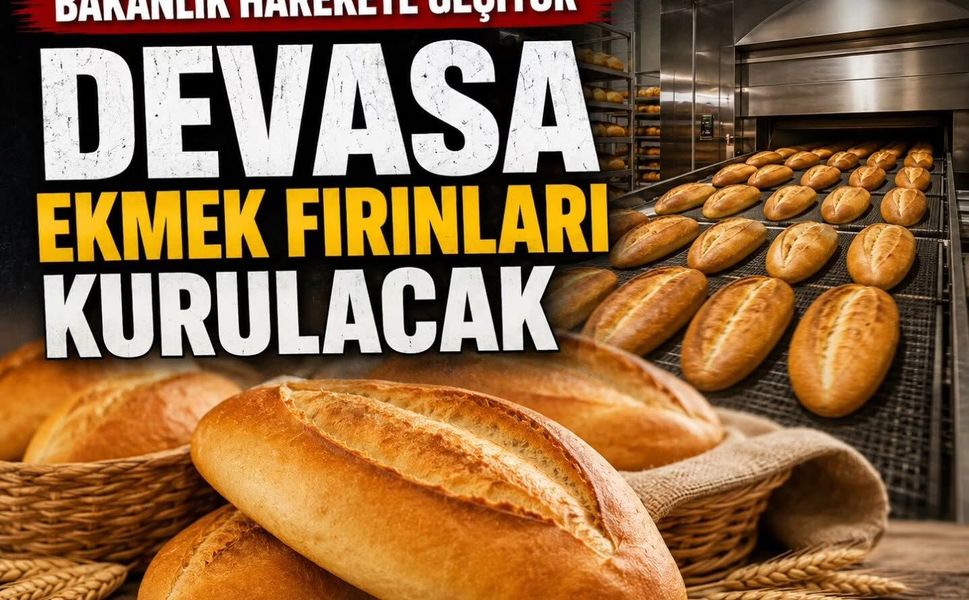 Ticaret Bakanlığı Kitlesel Üretim Yapan Devasa Fırınlar Kuruluyor!