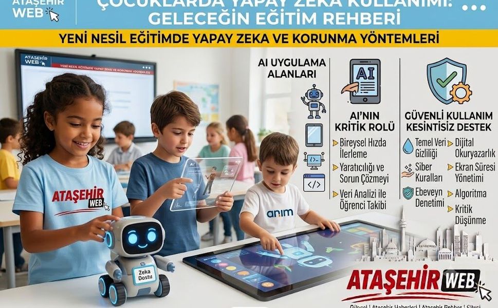 Çocuklarda Yapay Zeka Kullanımında 1 ve 6 Yaş Grubu Öne Çıkıyor