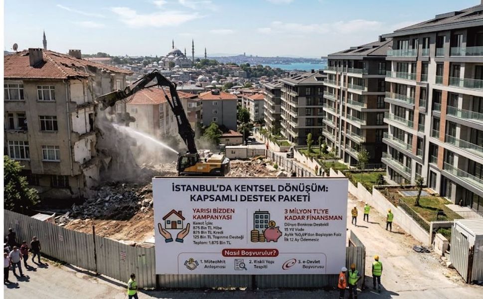 İstanbul’da Dev Kentsel Dönüşüm Paketi