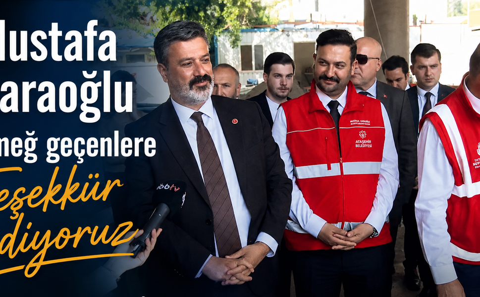 MUSTAFA KARAOĞLU’NDAN İÇERENKÖY SPOR KOMPLEKSİ İÇİN EMEĞİ GEÇENLERE TEŞEKKÜR