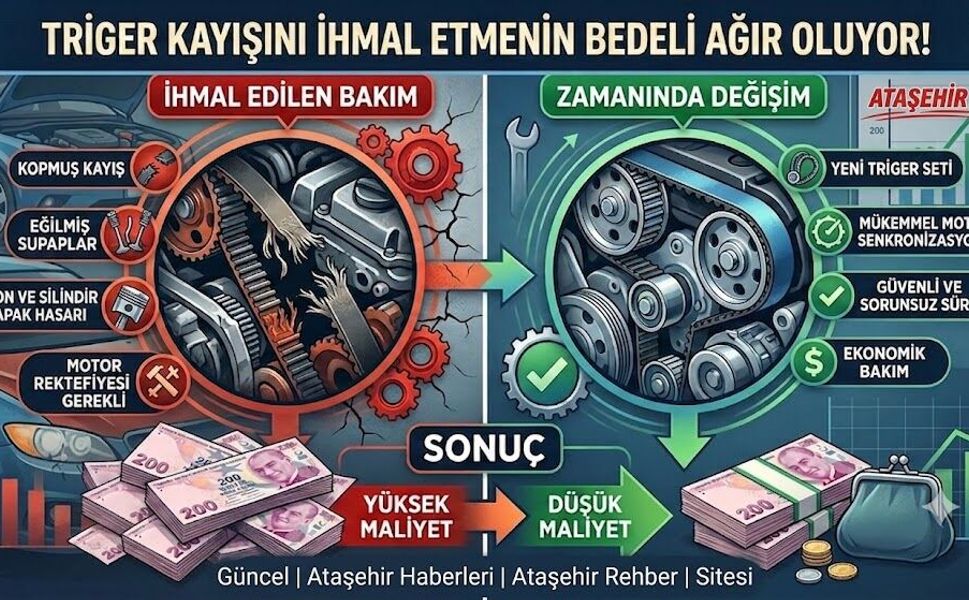 TRİGER KAYIŞINI İHMAL ETMENİN BEDELİ AĞIR OLUYOR