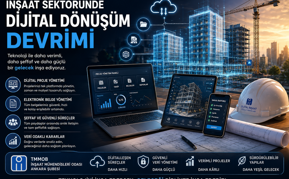İNŞAAT SEKTÖRÜNDE DİJİTAL DÖNÜŞÜM DEVRİMİ
