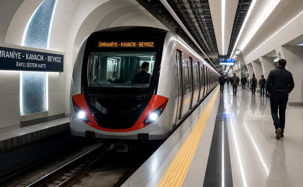 İstanbul’a Dev Raylı Sistem Müjdesi: Ümraniye, Kavacık ve Beykoz Metro Hattı Geliyor!