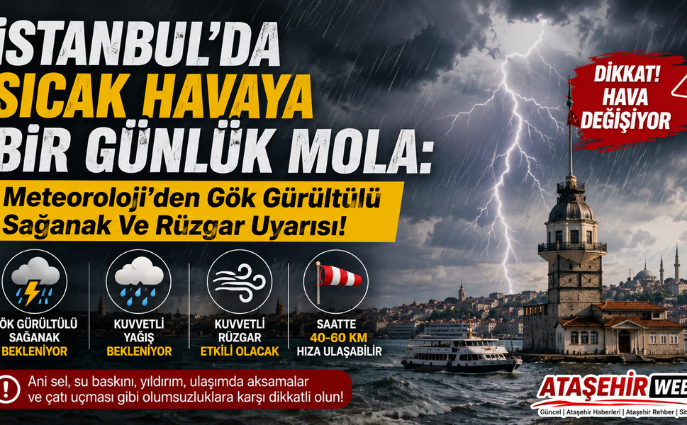 İSTANBUL’DA SICAK HAVAYA BİR GÜNLÜK MOLA