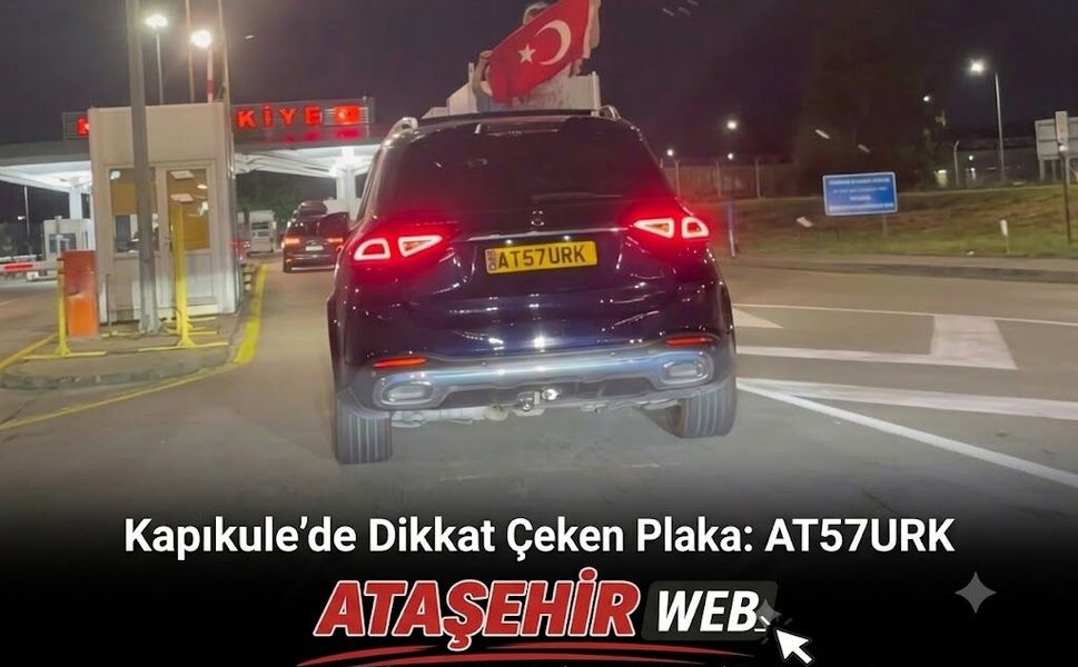 KAPIKULE'DE DUYGU DOLU ANLAR: Özel Plakalı Araç Sınır Kapısında İlgi Odağı Oldu!