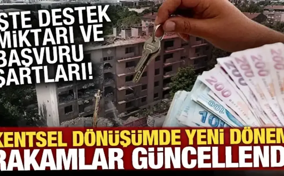 Kentsel Dönüşümde  Finansman Tutarı 3 Milyon Liraya Ulaştı!