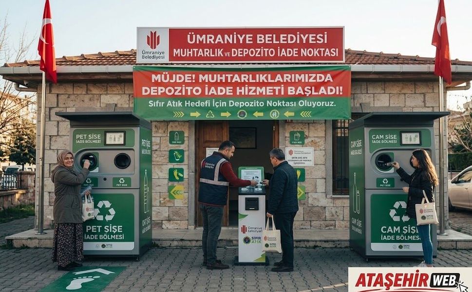 Ümraniye’de Muhtarlıklar Depozito İade Noktası Oluyor