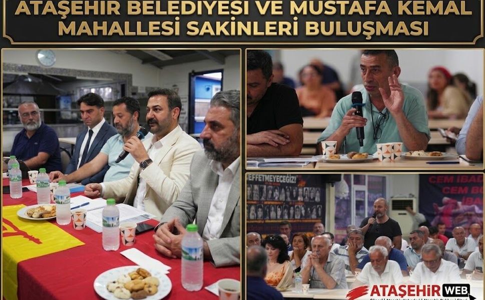 Ataşehir Belediyesi Mustafa Kemal Mahallesi’nde Komşularıyla Bir Araya Geldi!