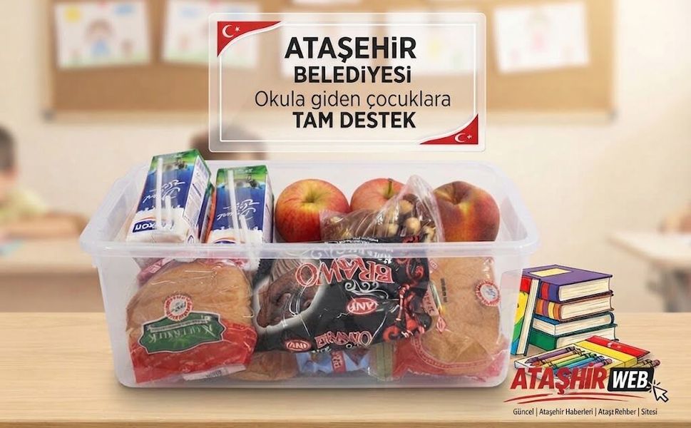 Ataşehir Belediyesi’nden Okula giden çocuklara Tam Destek