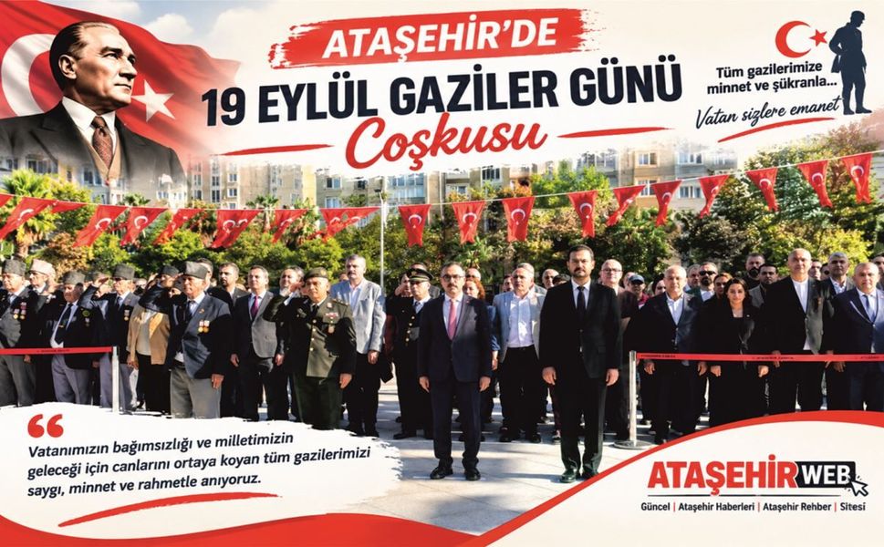 Ataşehir’de 19 Eylül Gaziler Günü Coşkusu