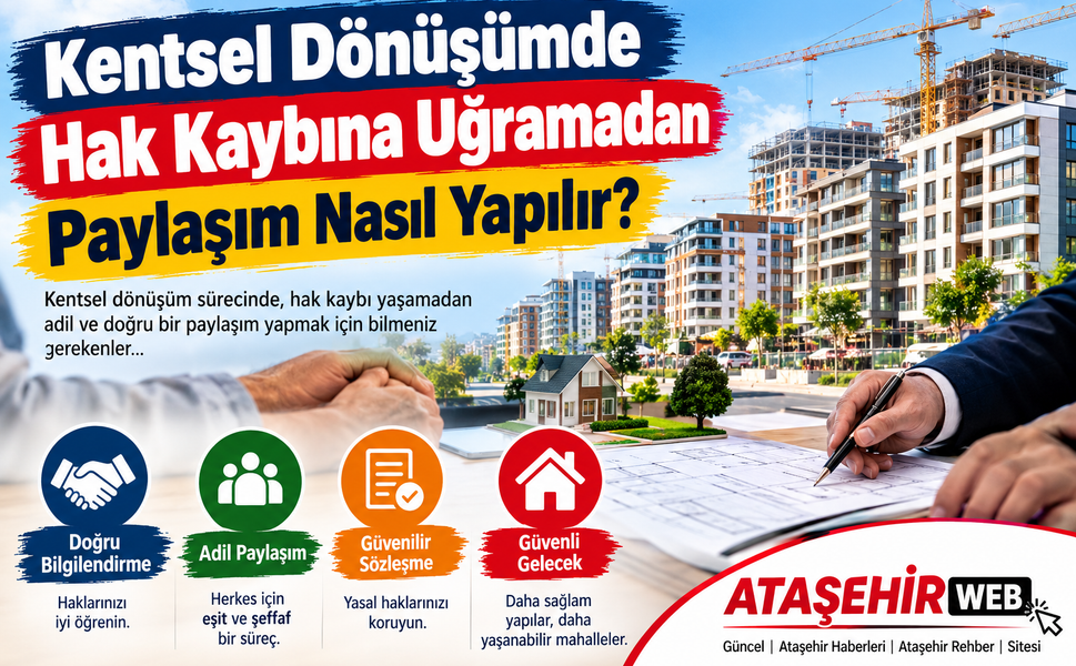 Kentsel Dönüşümde Hak Kaybına Uğramadan Nasıl Paylaşım Yapılır?
