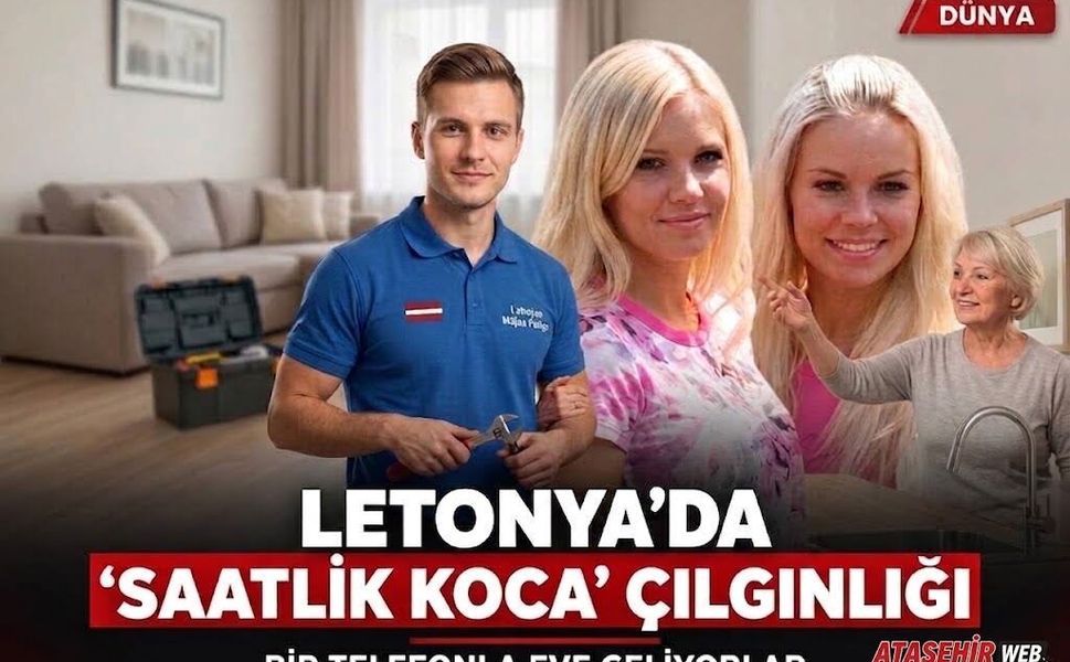 Letonya’da “Saatlik Koca” Hizmeti Yoğun İlgi Görüyor