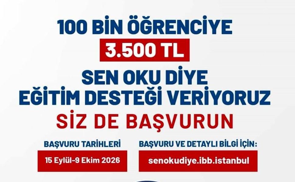 ‘SEN OKU DİYE’ BAŞVURULARI DEVAM EDİYOR
