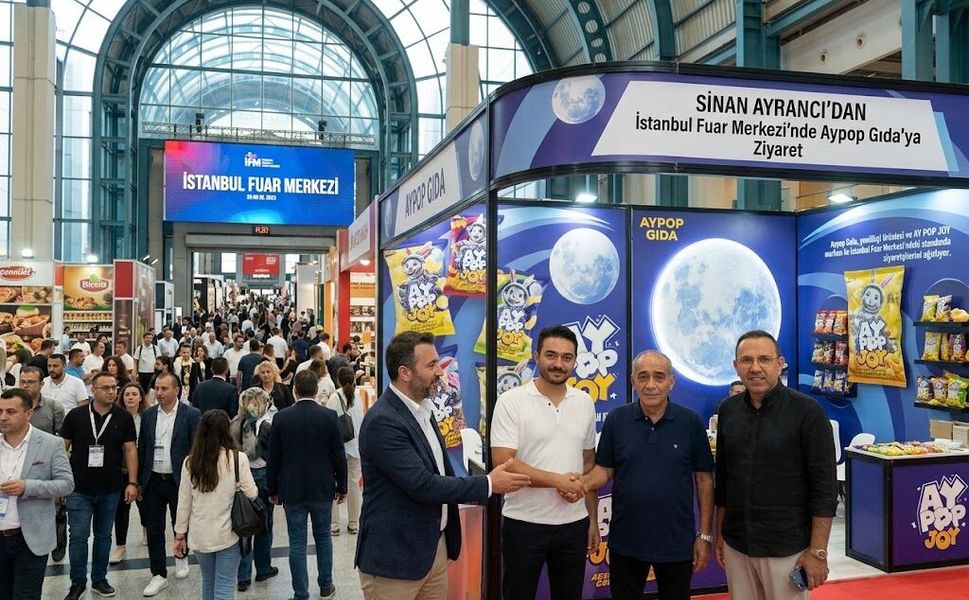 Sinan Ayrancı’dan İstanbul Fuar Merkezi’nde Aypop Gıda’ya Ziyaret