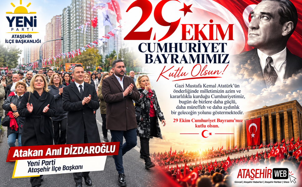 Atakan Anıl Dizdaroğlu’ndan 29 Ekim Cumhuriyet Bayramı Mesajı