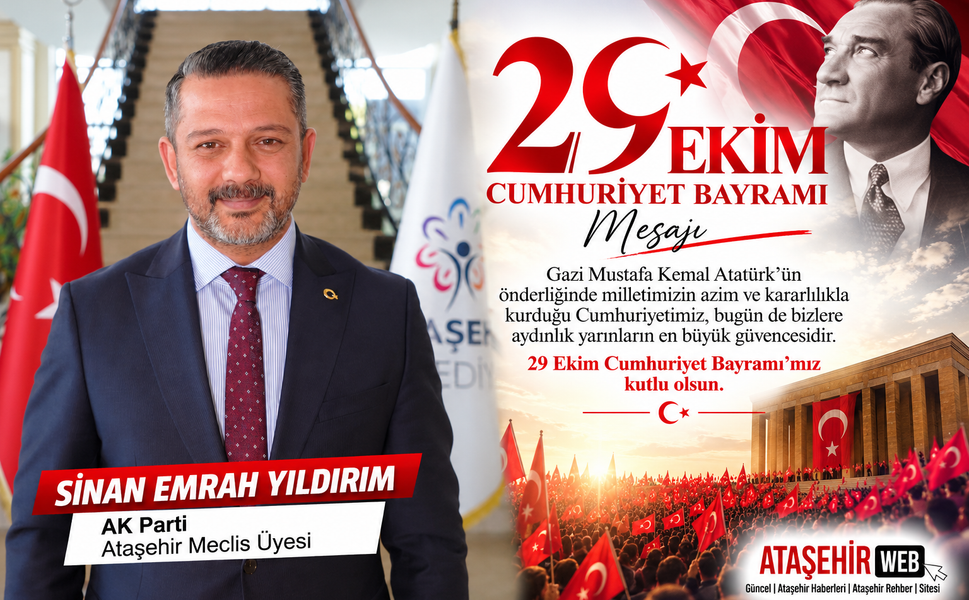 Sinan Emrah Yıldırım’dan 29 Ekim Cumhuriyet Bayramı Mesajı