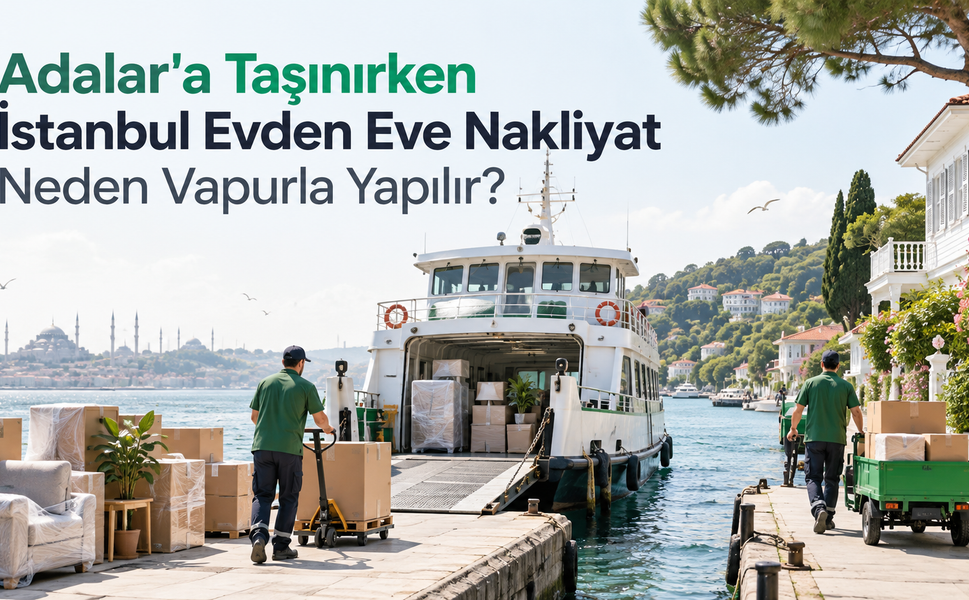 Adalar'a Taşınırken İstanbul Evden Eve Nakliyat Neden Vapurla Yapılır?