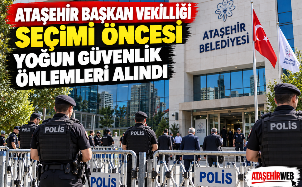 Ataşehir Başkan Vekilliği Seçimi Öncesi Yoğun Güvenlik Önlemleri Alındı