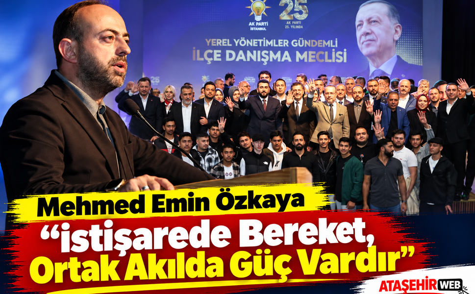 Mehmed Emin Özkaya “İstişarede Bereket, Ortak Akılda Güç Vardır”