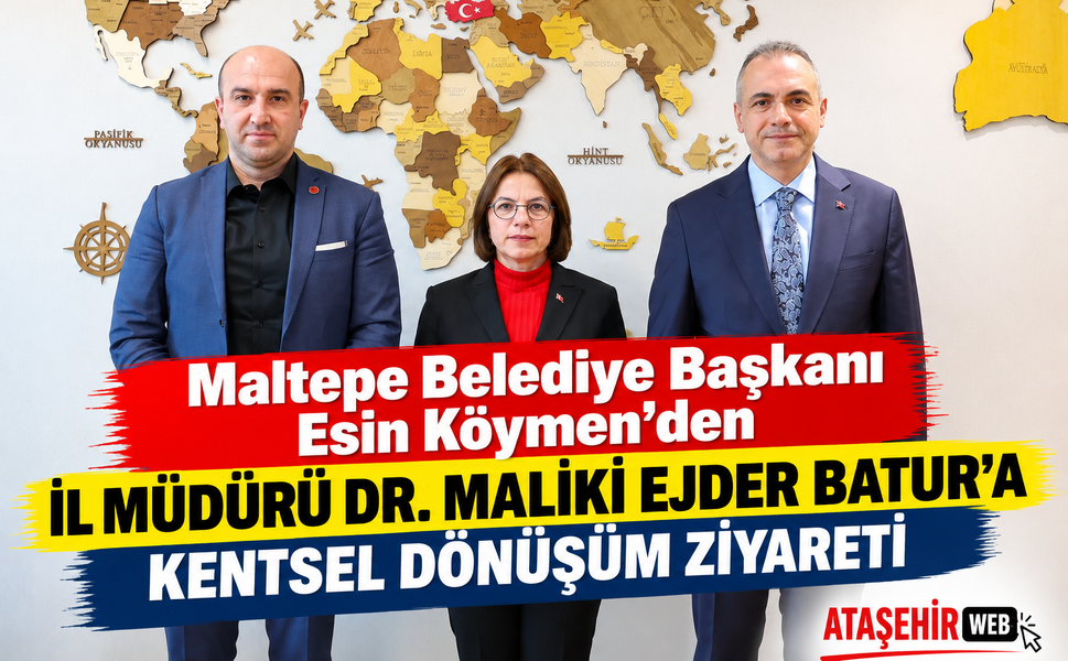 Başkan Esin Köymen’den, Dr. Maliki Ejder Batur’a Kentsel Dönüşüm Ziyareti