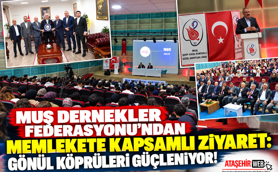 Muş Dernekler Federasyonu’ndan Memlekete Kapsamlı Ziyaret: Gönül Köprüleri Güçleniyor!
