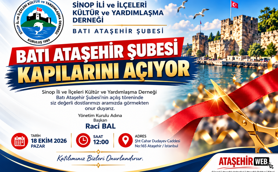SİYAD Batı Ataşehir Şubesi Kapılarını Açıyor