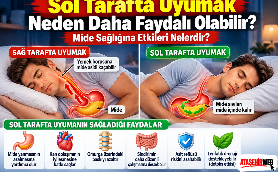 Sol Tarafta Uyumak Neden Daha Faydalı Olabilir?