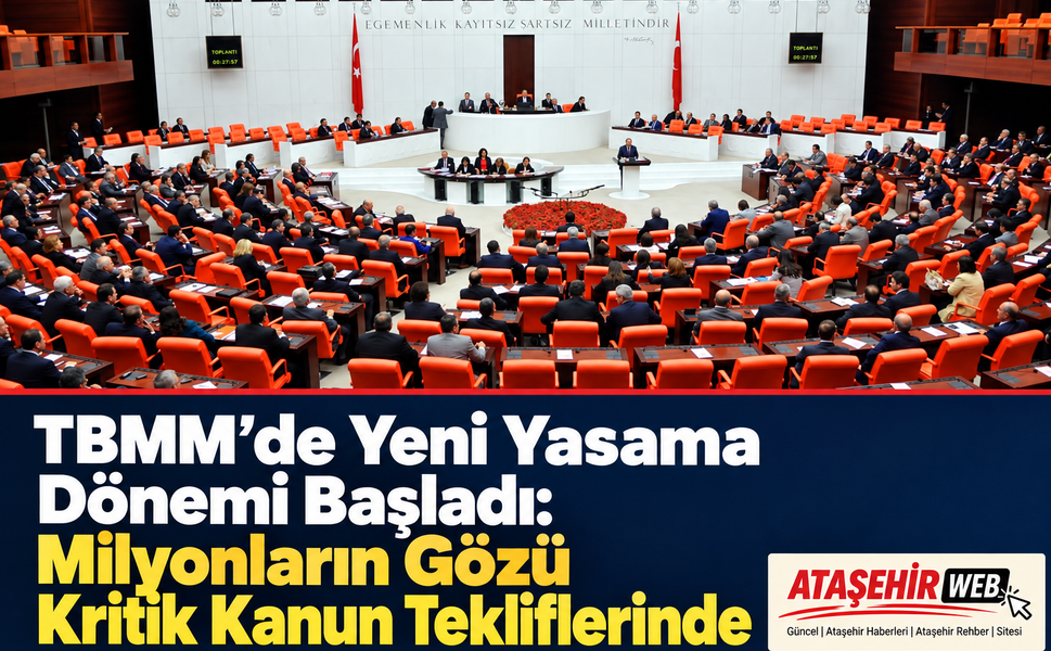 TBMM’de Yeni Yasama Dönemi Başladı: Milyonların Gözü Kritik Kanun Tekliflerinde